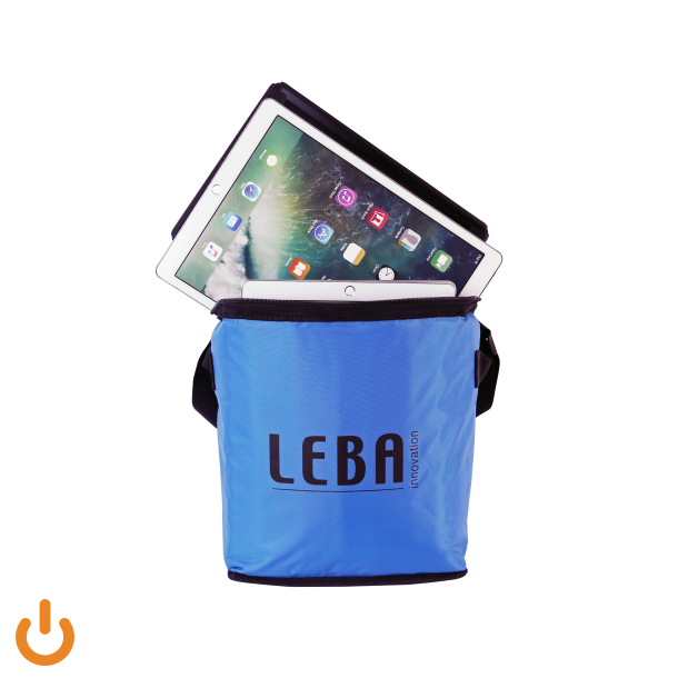 NoteBag Blue 10, USB-A (Schuko plug), 12 watts available per device, USB 2.0