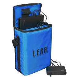 NoteBag Blue Large 5, USB-C (Schuko plug), 20 watts available per device, Intelligent P.D. 3.0