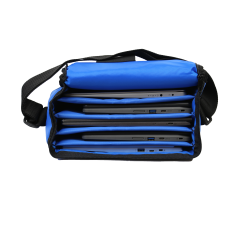 NoteBag Blue Large 5, USB-C (Schuko plug), 20 watts available per device, Intelligent P.D. 3.0