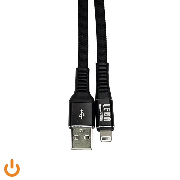 NoteCable, 24 x Wowen flatline cable, USB-A to Lightning 8pin, Length - 0.50 meters