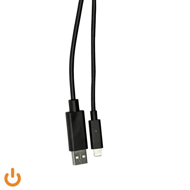 NoteCable, 64 x Wowen flatline cable, USB-A to Lightning 8pin, Length - 1.20 meters