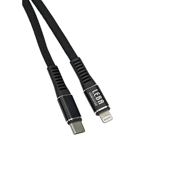 NoteCable, 10 x Wowen flatline cable, USB-C to Lightning 8pin, Length - 0.75 meters