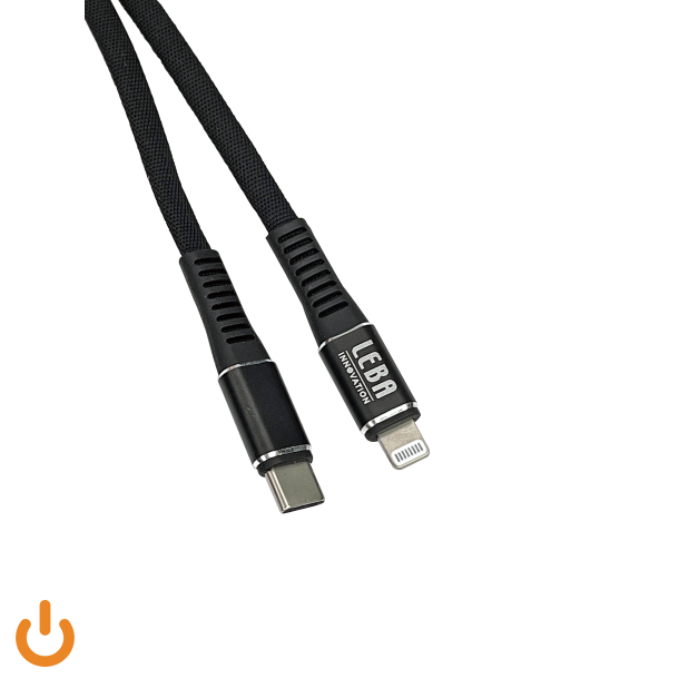 NoteCable, 10 x Wowen flatline cable, USB-C to Lightning 8pin, Length - 0.75 meters