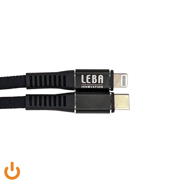 NoteCable, Wowen flatline cable, USB-C to Lightning 8pin, Length - 0.50 meters