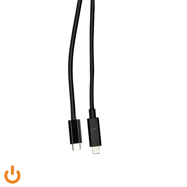 NoteCable, 64 x Wowen flatline cable, USB-C to Lightning 8pin, Length - 1.20 meters