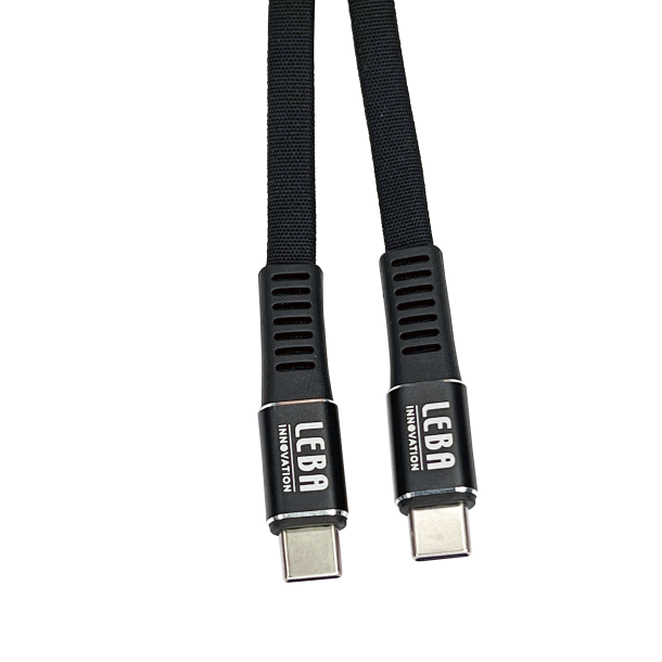 NoteCable, Wowen flatline cable, USB-C to USB-C, Length - 1.20 meters