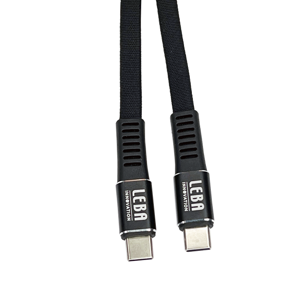 NoteCable, 5 x Wowen flatline cable, USB-C to USB-C, Length - 0.75 meters