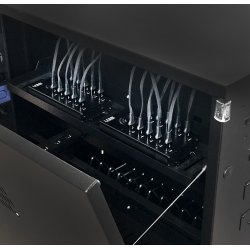 NoteCart Flex Extended 24, USB-A, Sync (Schuko plug), 12 watts available per device, USB 2.0