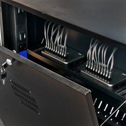 NoteCart Flex Extended 32, USB-A (Schuko plug), 12 watts available per device, USB 2.0