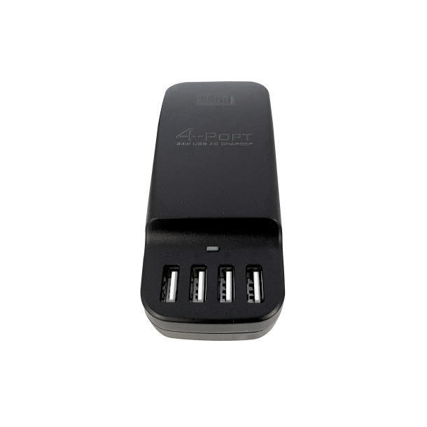 NoteCharge 4 Ports, USB-A (Schuko plug), 12 watts available on 2 ports and 5 watts available on 2 ports, USB 2.0
