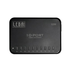 NoteCharge 10 Ports, USB-C (Schuko plug), 65 W per USB-C port, intelligent power delivery 3,0