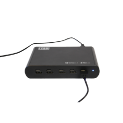 NoteCharge 5 Ports, USB-A&C (Schuko plug), 22 watts available per device, Intelligent P.D. 3.0