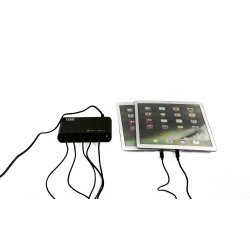 NoteCharge 5 Ports, USB-A&C (Schuko plug), 22 watts available per device, Intelligent P.D. 3.0