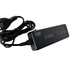 NoteCharge 6 Ports, USB-C (Schuko plug), Up to 90 W per port (Total 120 W shared between 6 ports), Intelligent P.D. 3.0