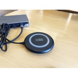 NoteCharge Desktop, 1 port wireless charger (Schuko plug)