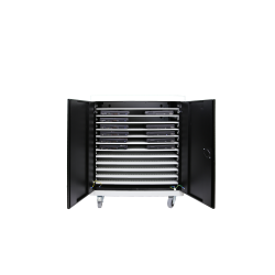 NoteCart UniFit 24, Fixed shelves (Danish plug)