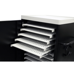 NoteCart UniFit 32 Tablets, Sliding shelves (Schuko plug)