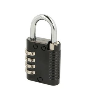NoteLocker, Padlock, 4 digit combination, 1 pcs
