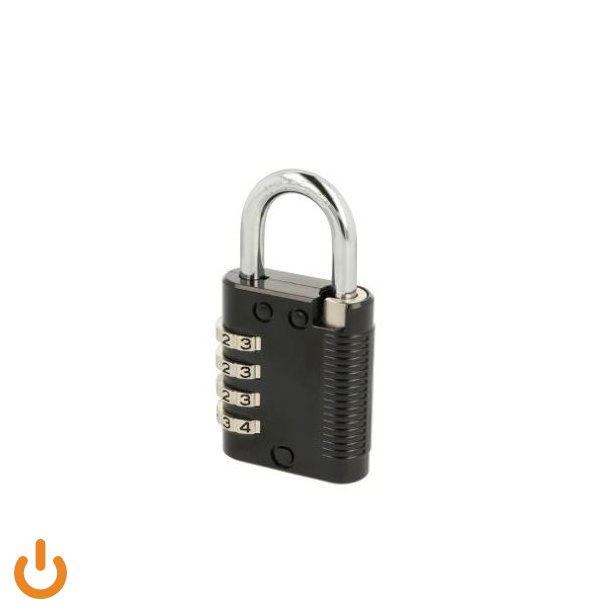 NoteLocker, Padlock, 4 digit combination, 1 pcs