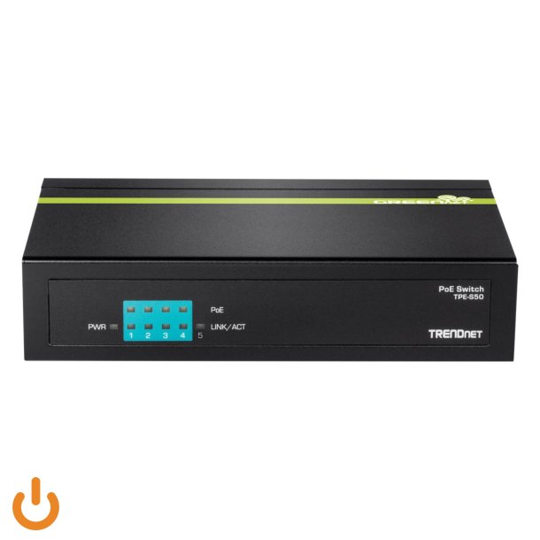 TRENDnet TPE S50 Switch 5-porte 10/100 PoE