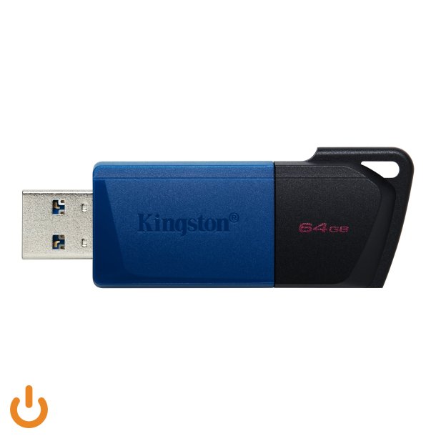 Kingston DataTraveler Exodia M 64GB USB 3.2 Gen 1 Sort Bl
