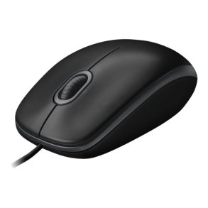 Logitech B100 Optisk Kabling Sort