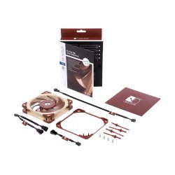 Noctua NF-A12x25 PWM Fan 1-pack Brun Hvid 120 mm