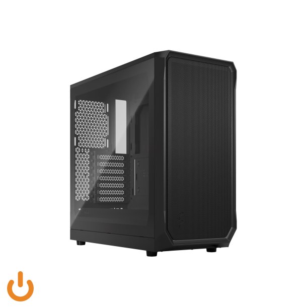 Fractal Design Focus 2 RGB Trn ATX Ingen strmforsyning Sort