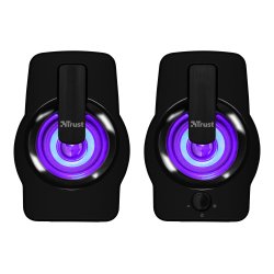 Trust Gemi RGB H�jttalere Sort