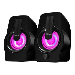 Trust Gemi RGB H�jttalere Sort