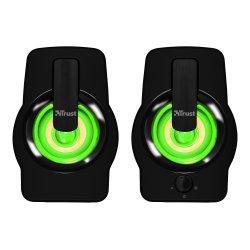 Trust Gemi RGB H�jttalere Sort