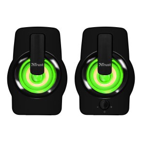 Trust Gemi RGB H�jttalere Sort