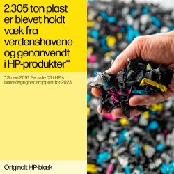 HP 305XL Farve (cyan, magenta, gul) 200 sider Blk 3YM63AE