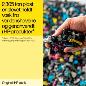 HP 305XL Farve (cyan, magenta, gul) 200 sider Blk 3YM63AE