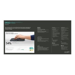 Logitech ERGO K860 Tastatur Trdls Pan Nordic